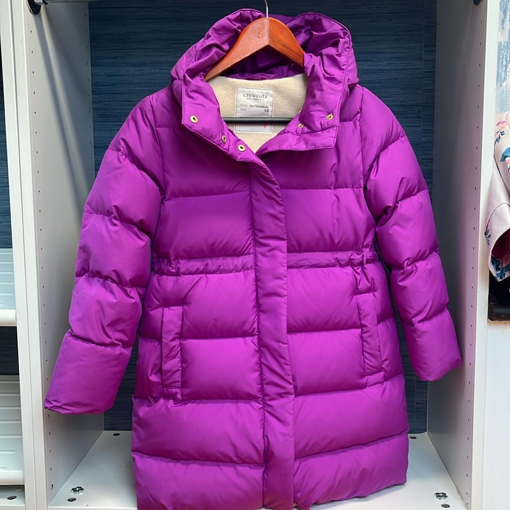 Crewcuts puffer coat.  New without tags.  Size 10.